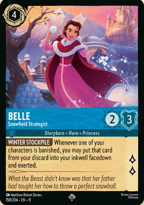 Disney Lorcana TCG: Belle, Snowfield Strategist