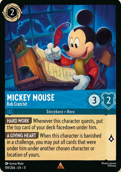 Disney Lorcana TCG: Mickey Mouse, Bob Cratchit