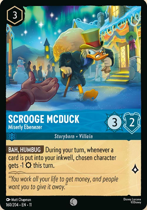 Disney Lorcana TCG: Scrooge McDuck, Miserly Ebenezer