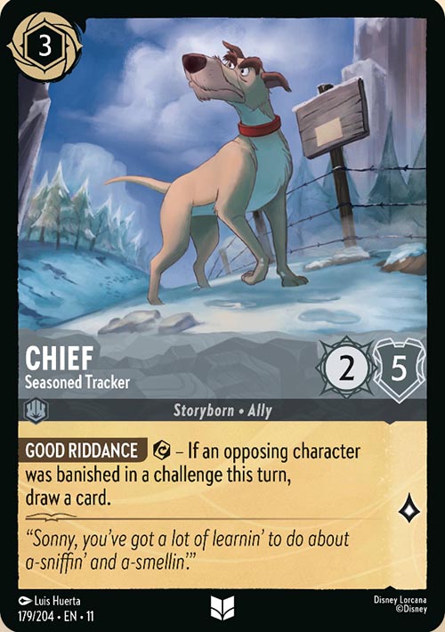 Disney Lorcana TCG: Chief, Seasoned Tracker