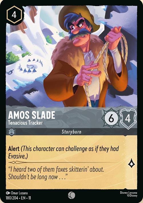 Disney Lorcana TCG: Amos Slade, Tenacious Tracker