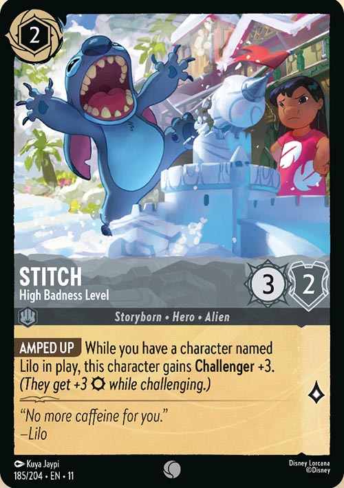 Disney Lorcana TCG: Stitch, High Badness Level