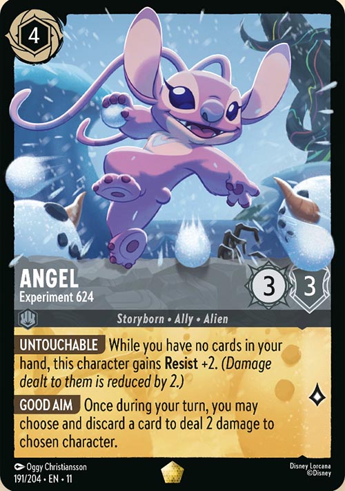 Disney Lorcana TCG: Angel, Experiment 624