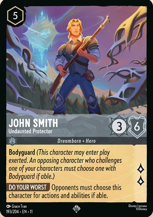 Disney Lorcana TCG: John Smith, Undaunted Protector