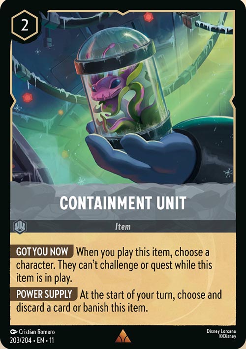 Disney Lorcana TCG: Containment Unit