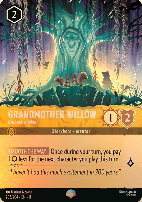 Disney Lorcana TCG: Grandmother Willow, Ancient Advisor