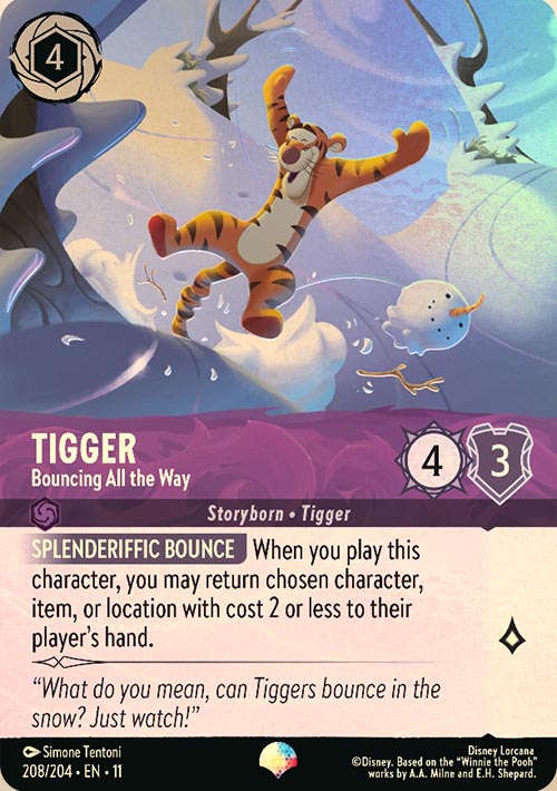 Disney Lorcana TCG: Tigger, Bouncing All the Way
