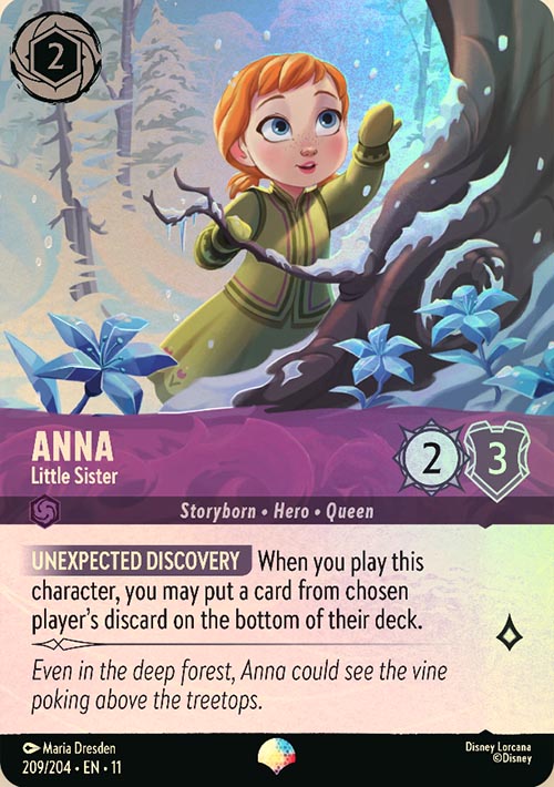 Disney Lorcana TCG: Anna,Little Sister
