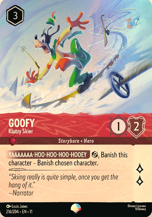 Disney Lorcana TCG: Goofy, Klutzy Skier