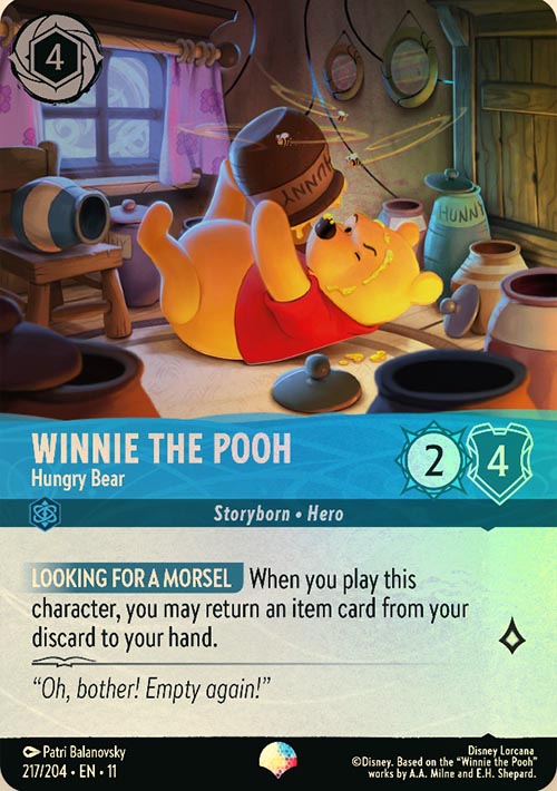 Disney Lorcana TCG: Winnie The Pooh, Hungry Bear