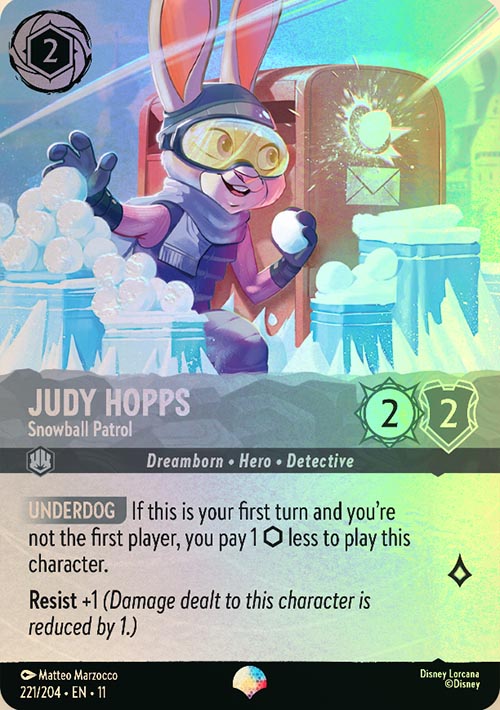 Disney Lorcana TCG: Judy Hopps, Snowball Patrol