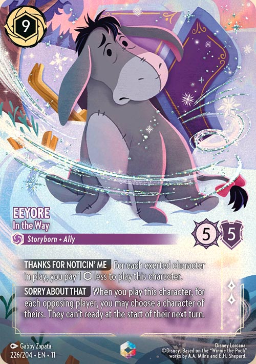 Disney Lorcana TCG: Eeyore, In the Way