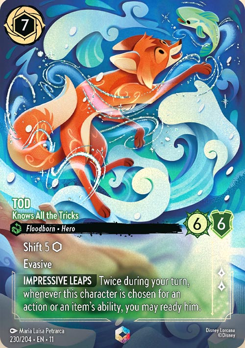 Disney Lorcana TCG: Tod, Knows All the Tricks