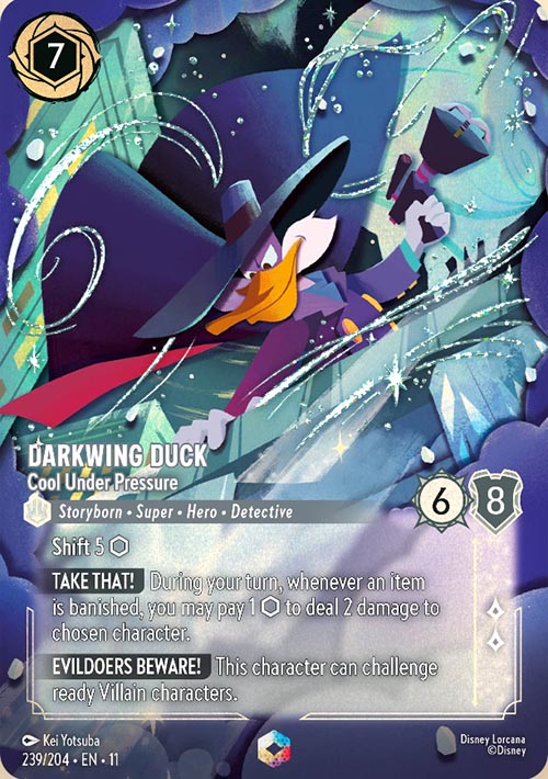 Disney Lorcana TCG: Darkwing Duck, Cool Under Pressure