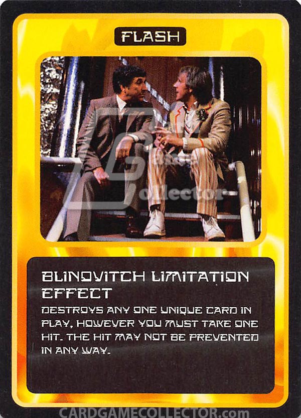 Doctor Who CCG: Blinovitch Limitation Effect
