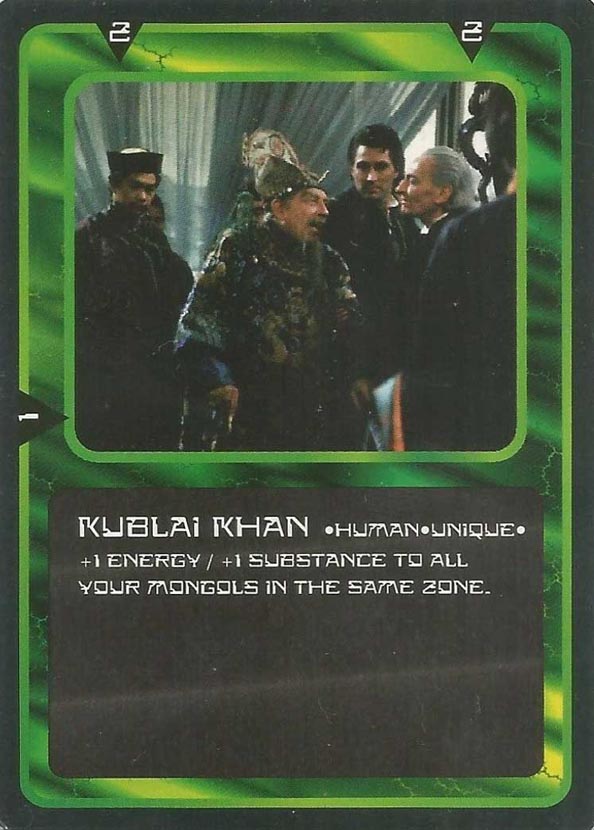 Doctor Who CCG: Kublai Khan