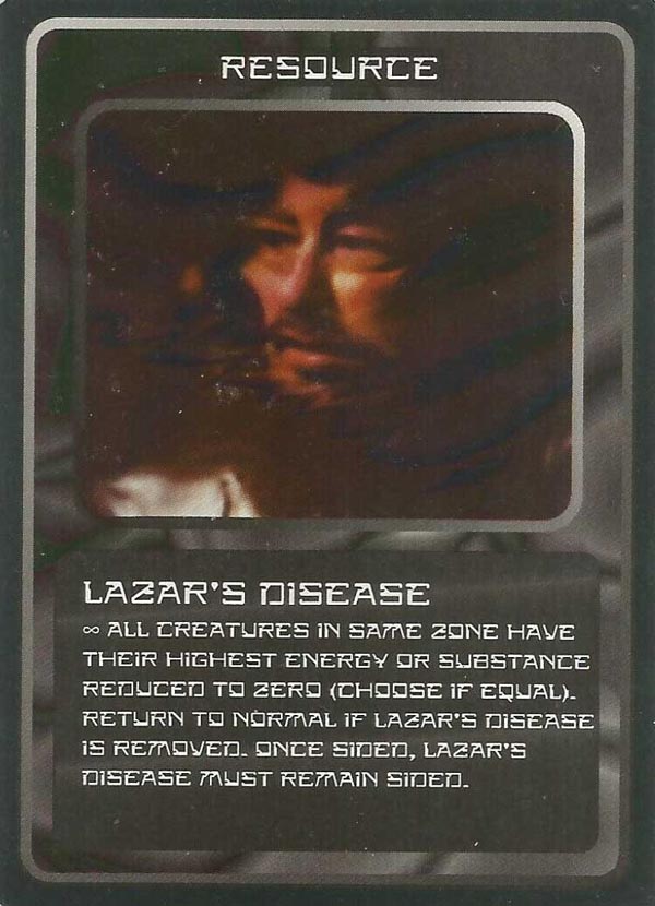 Doctor Who CCG: Lazar's Disease