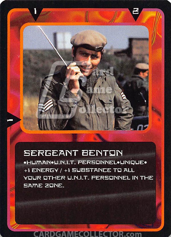 Doctor Who CCG: Sergeant Benton