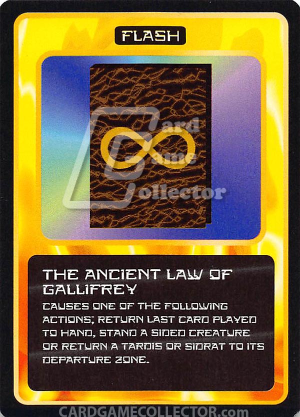 Doctor Who CCG: The Ancient Law of Gallifrey