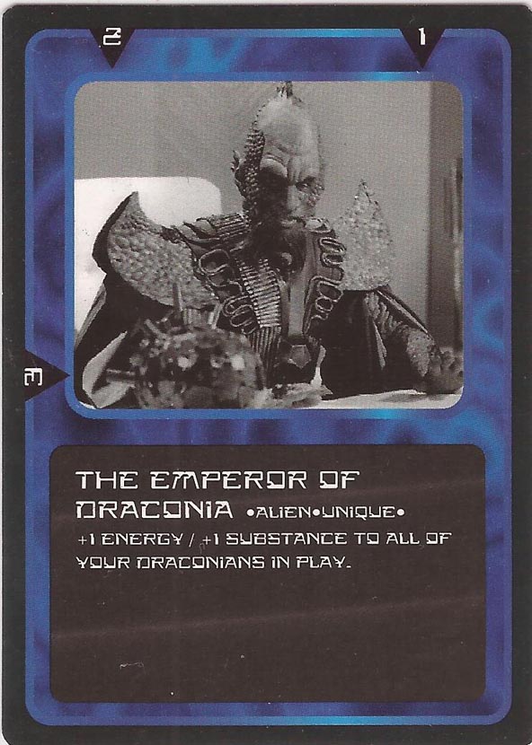 Doctor Who CCG: The Emperor of Draconia
