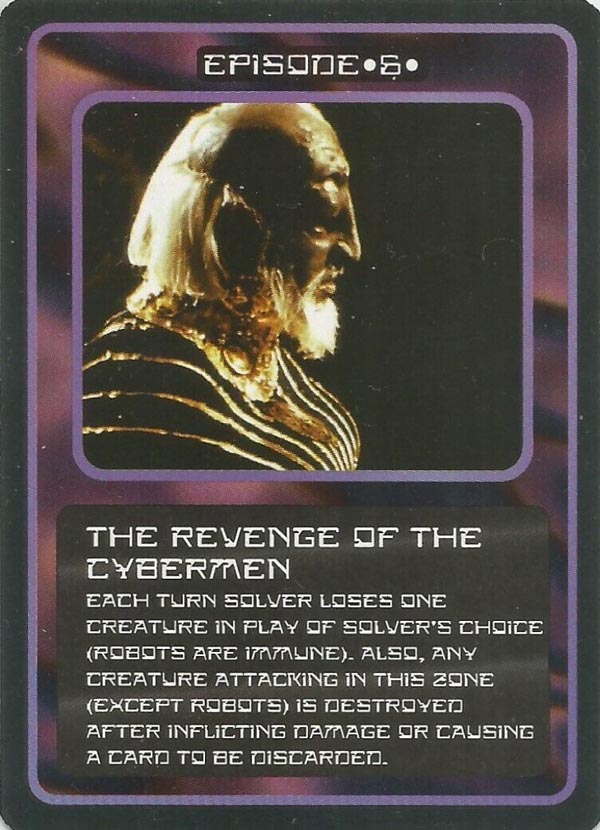 Doctor Who CCG: The Revenge of the Cybermen