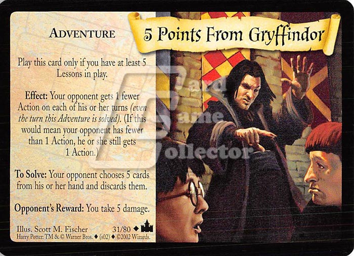 Harry Potter TCG: 5 Points From Gryffindor