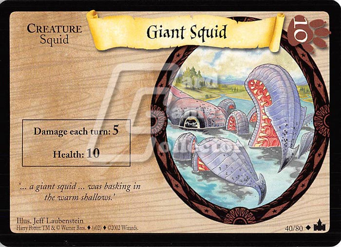 Harry Potter TCG: Giant Squid