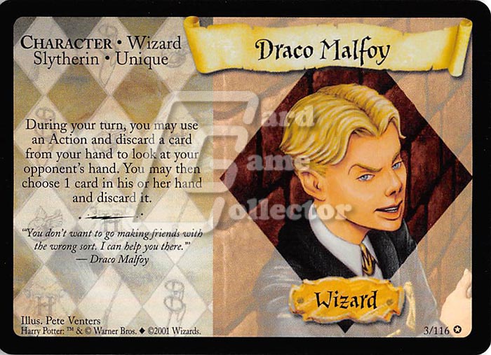 Harry Potter TCG: Draco Malfoy