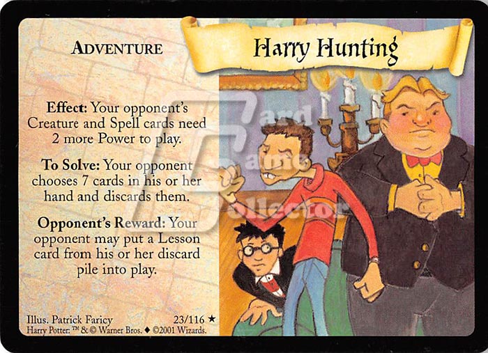 Harry Potter TCG: Harry Hunting