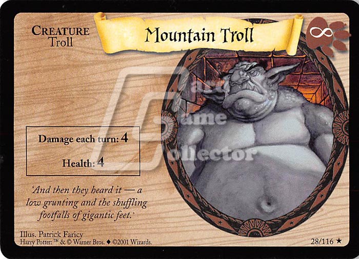 Harry Potter TCG: Mountain Troll