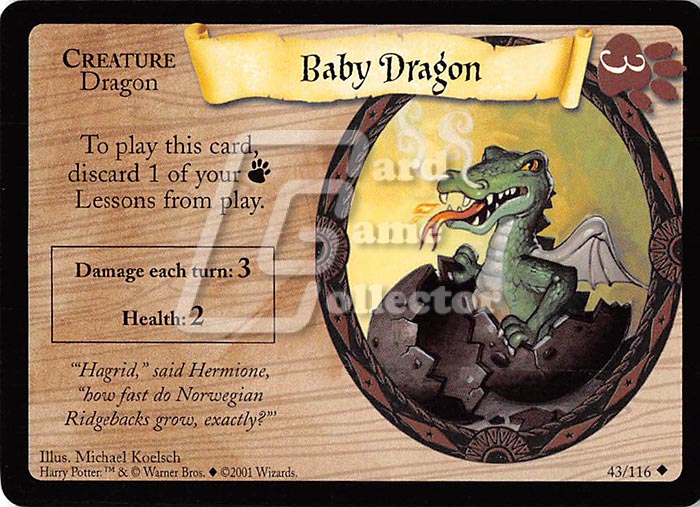 Harry Potter TCG: Baby Dragon