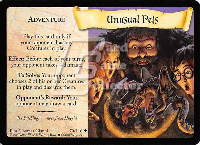 Harry Potter TCG: Unusual Pets