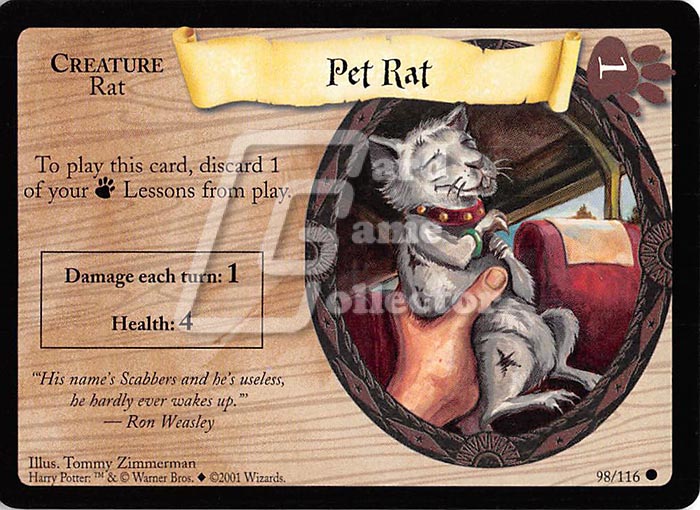 Harry Potter TCG: Pet Rat