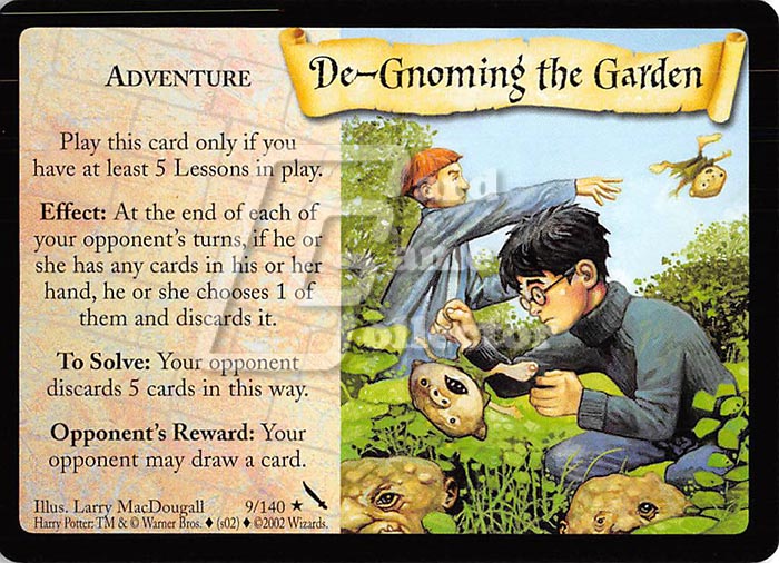 Harry Potter TCG: De-Gnoming the Garden