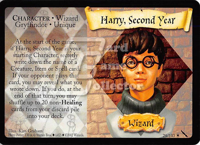 Harry Potter TCG: Harry, Second Year