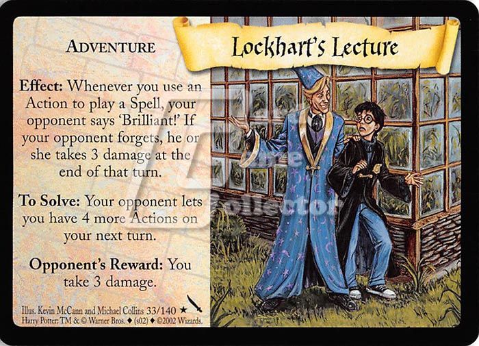 Harry Potter TCG: Lockhart's Lecture