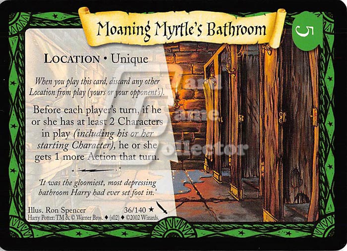Harry Potter TCG: Moaning Myrtle's Bathroom