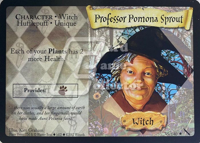 Harry Potter TCG: Professor Pomona Sprout