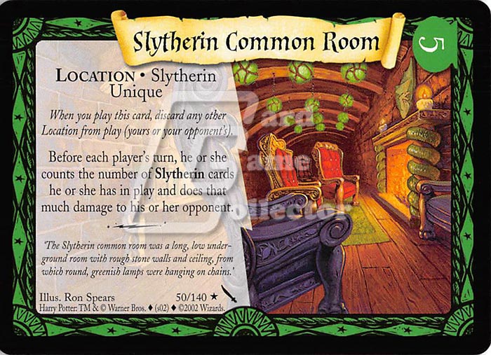 Harry Potter TCG: Slytherin Common Room