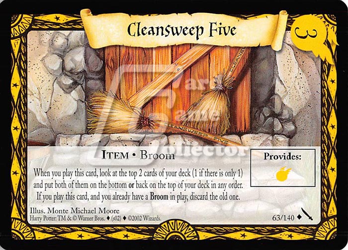 Harry Potter TCG: Cleansweep Five