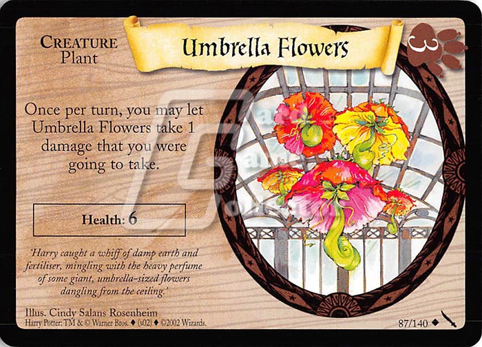 Harry Potter TCG: Umbrella Flowers