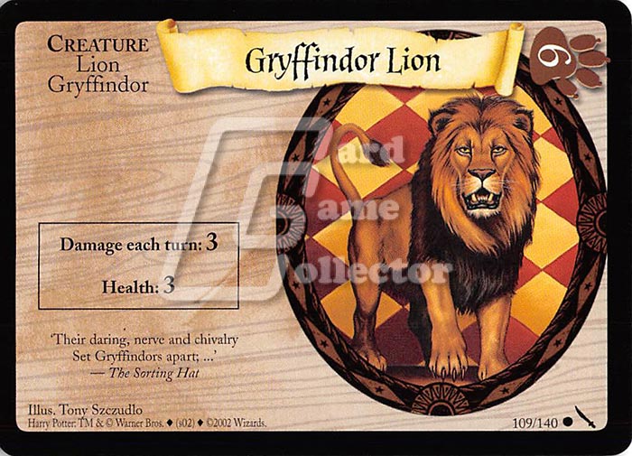 Harry Potter TCG: Gryffindor Lion