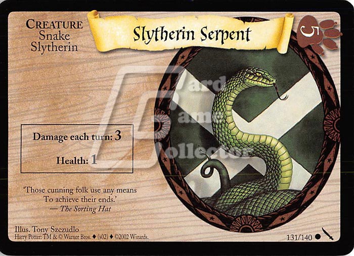 Harry Potter TCG: Slytherin Serpent