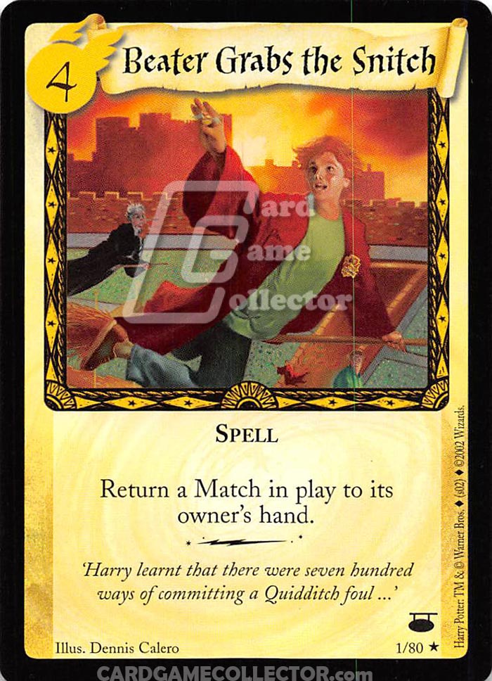 Harry Potter TCG: Beater Grabs the Snitch