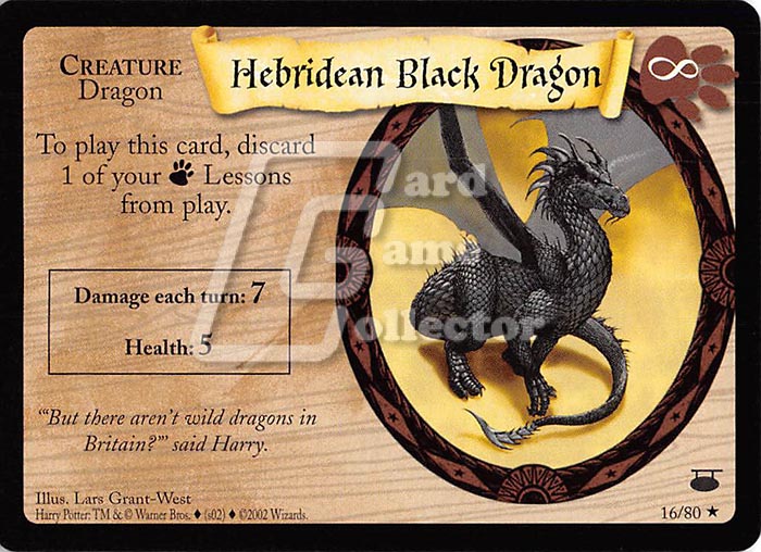Harry Potter TCG: Hebridean Black Dragon