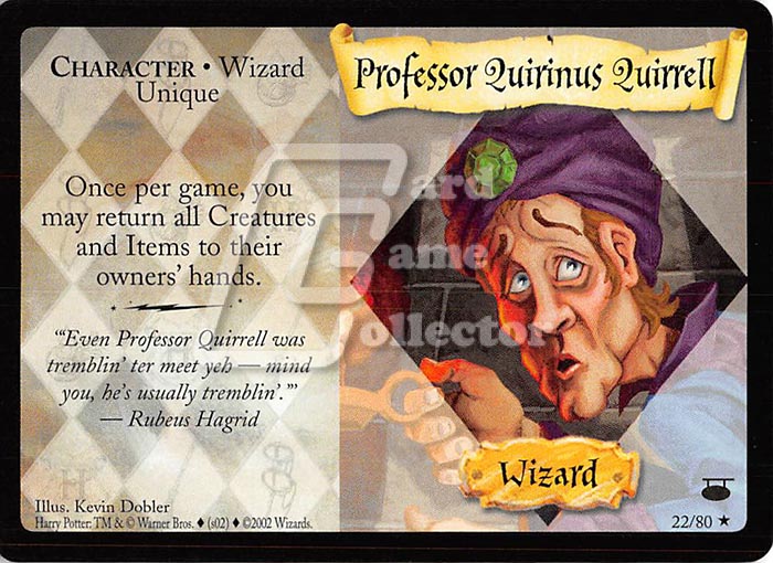 Harry Potter TCG: Professor Quirinus Quirrell