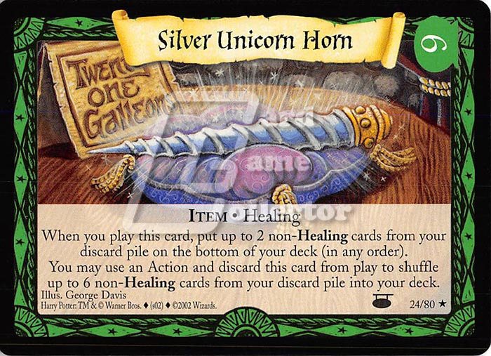 Harry Potter TCG: Silver Unicorn Horn
