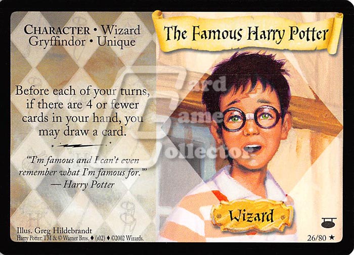 Harry Potter TCG: The Famous Harry Potter