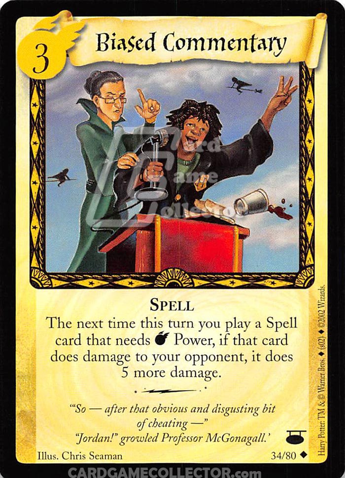 Harry Potter TCG: Biased Commentary