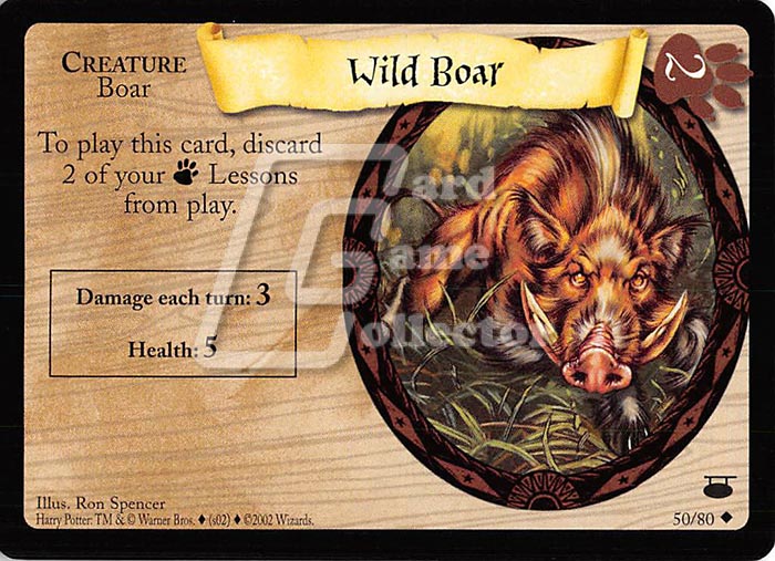 Harry Potter TCG: Wild Boar